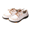 TMA EYES Hand-Stitched Top-Grain Leather Women's Casual Sneakers