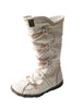 TMA EYES Snake-Embossed Leather and PU Upper Women's Tall Boot