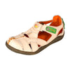 TMA EYES Women's Cross Leather and Hand Stitching Upper Casual Sandal for Outdoor