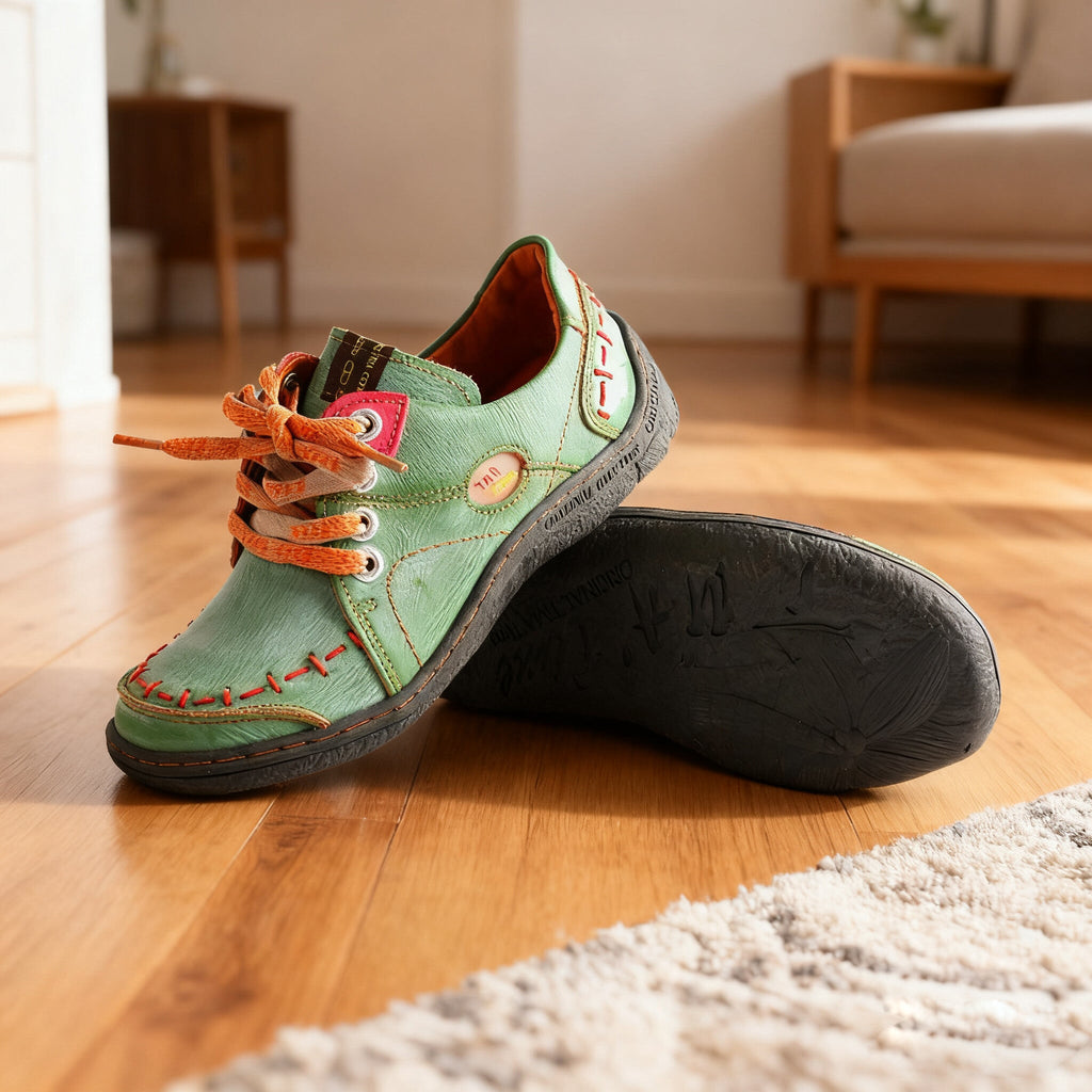 Embrace Unique Style with These Vibrant Handmade Leather Shoes 😍