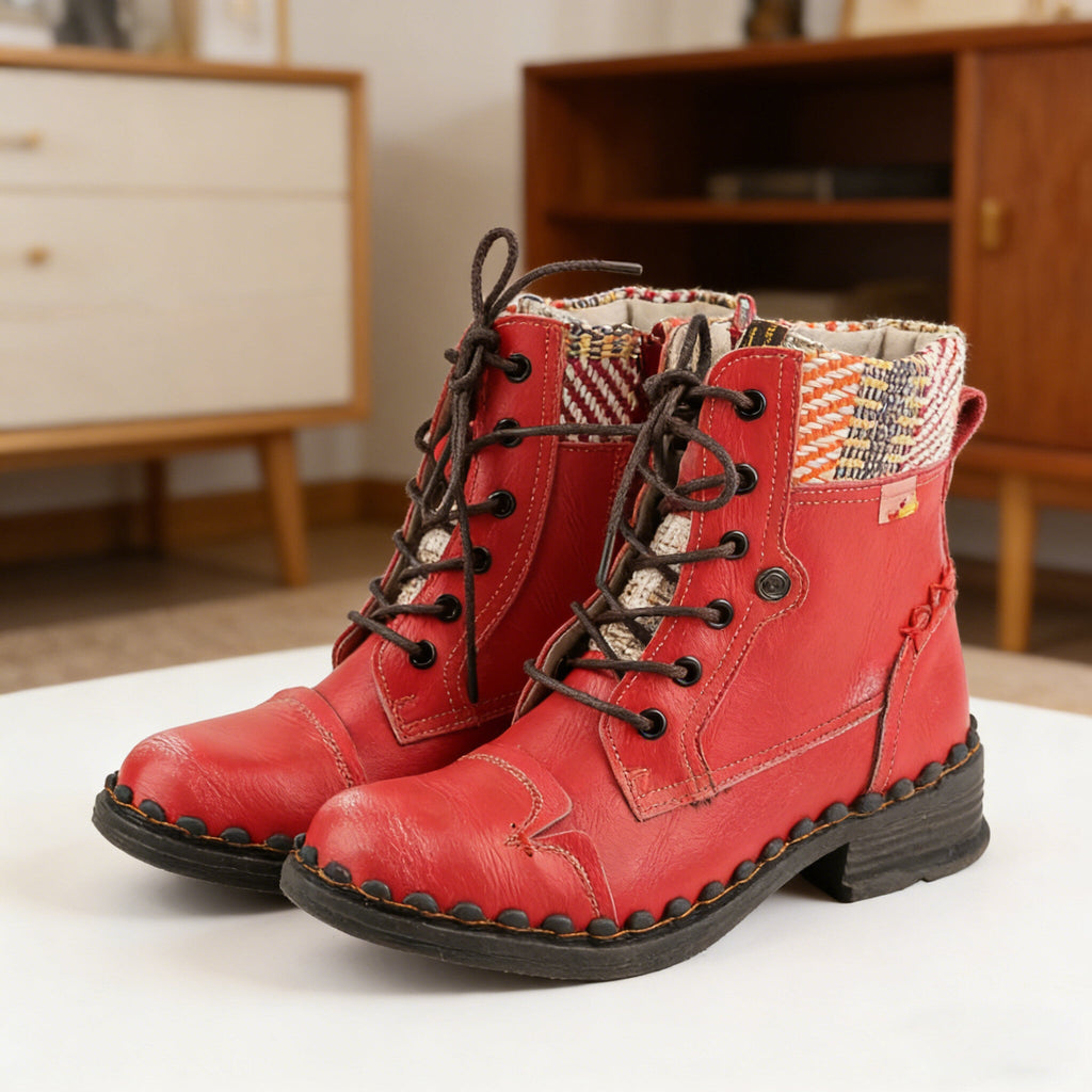 Vibrant Red Boots: Where Rustic Charm Meets Playful Details (And Why T ...