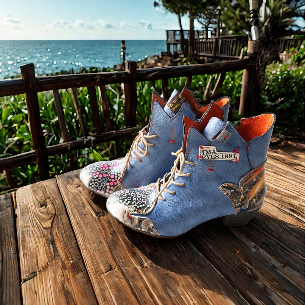 TMA EYES Powder Brush Leather Ankle Boots: Uniquely Yours, Perfect for Every Day
