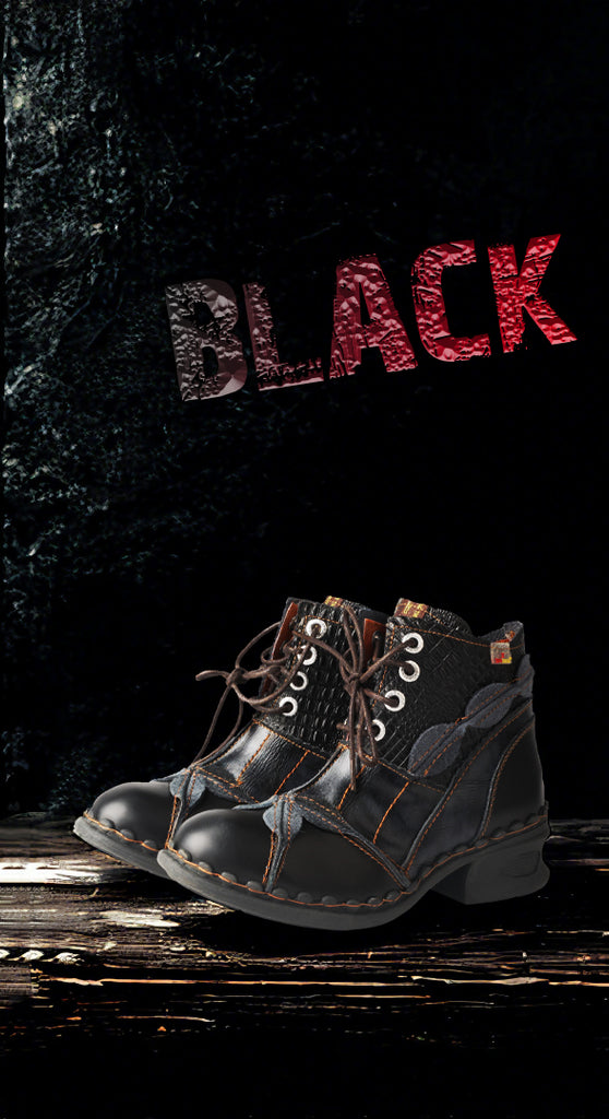 Get Ready for Black Friday with TMA EYES: The Ultimate Black Leather Boots! 🖤👢