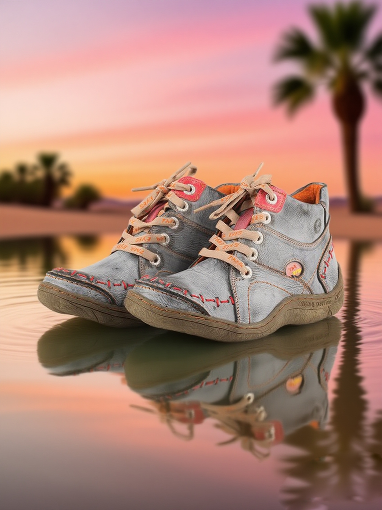 Step into Sunset Vibes: These Unique Ankle Boots Are a Desert Dream 🌅🥾