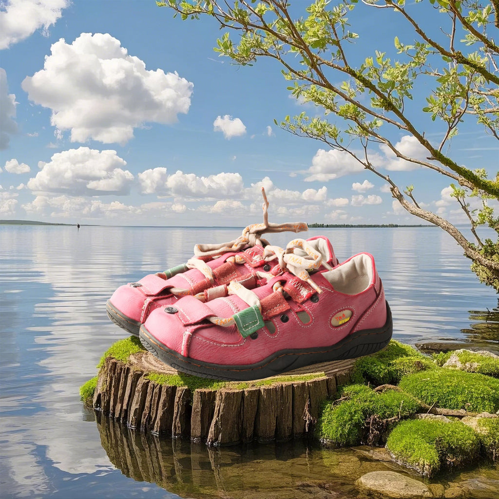 Step into Spring with Style: TMA EYES Women's Patchwork Leather Walking Sandal Shoes