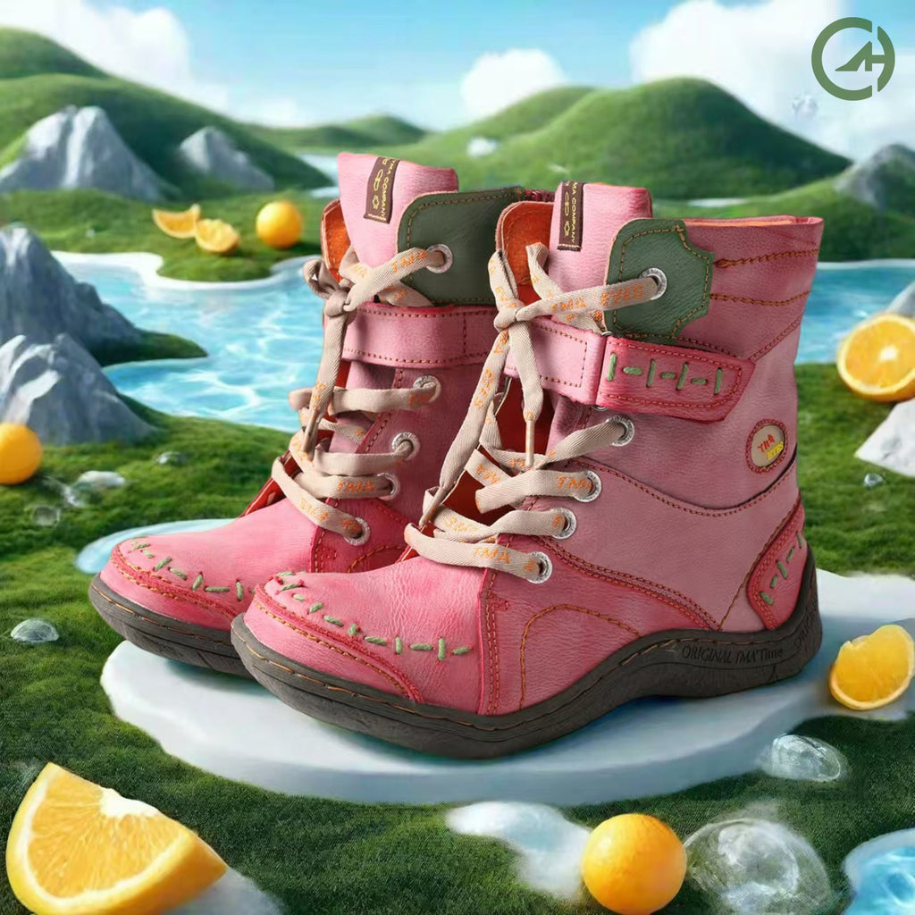 🌸Pink Boots: A Perfect Blend of Style, Comfort, and Nature 🌸