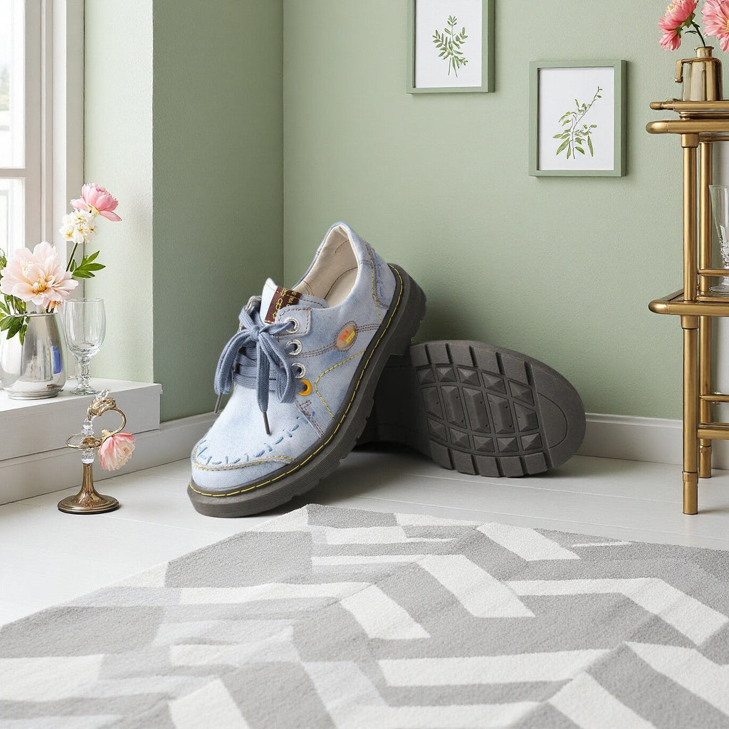 Whimsical Light Blue Lace-Ups: Your New Go-To for Casual Chic Vibes 😍