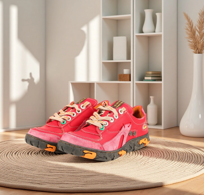 Vibrant Red Sneakers: A Blend of Style and Comfort