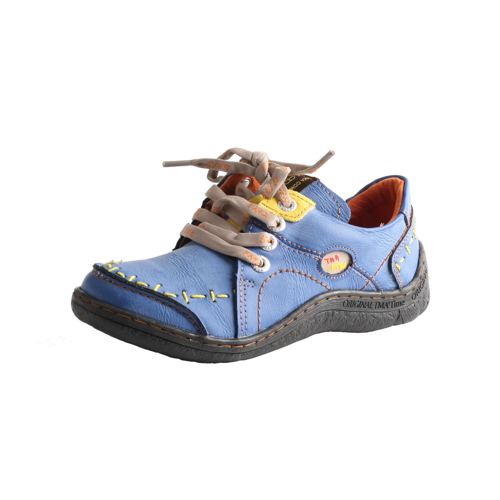 TMA EYES Hand Stitching Leather Women's Sneaker