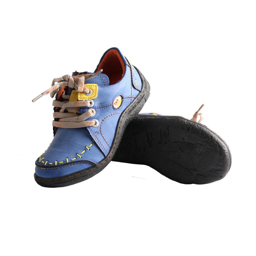 TMA EYES Hand Stitching Leather Women's Sneaker