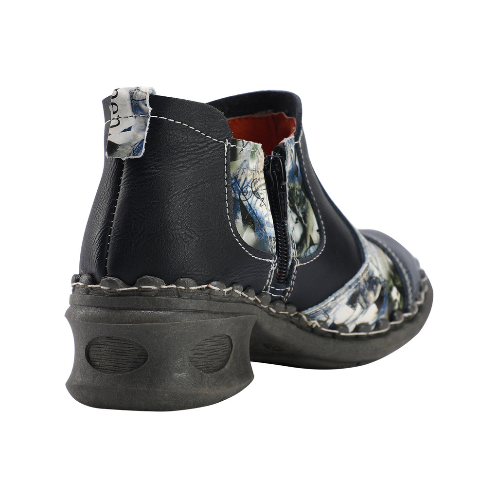 TMA EYES Women's Ankle Booties Shoes Slip on with Zipper for Outdoor