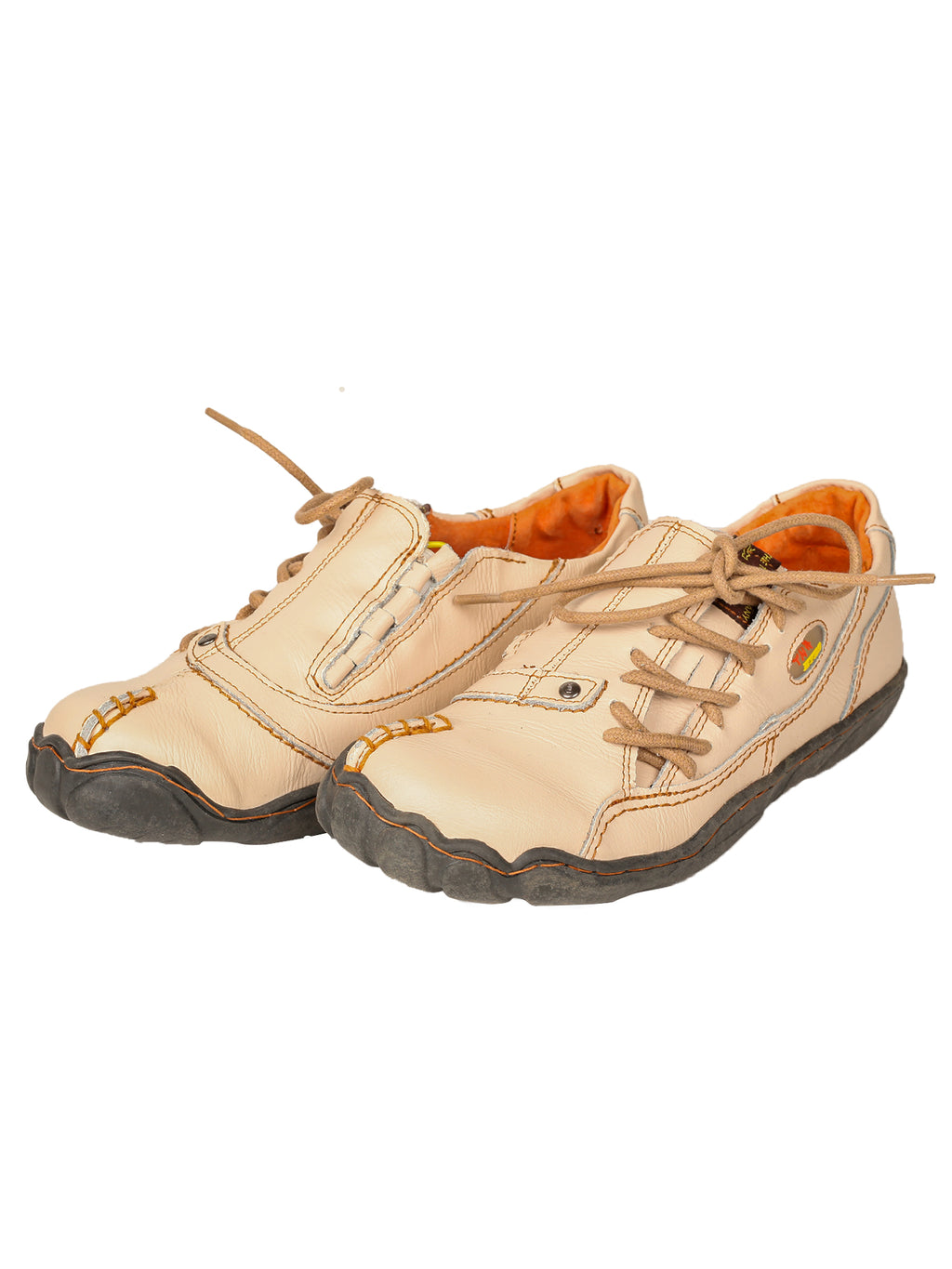 TMA EYES Five Finger Sole Side Lace-up Leather Women Casual Shoes