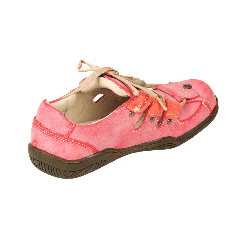 TMA EYES Women's Patchwork Leather Walking Sandal Shoes