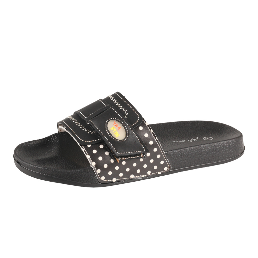 TMA EYES Women’s Summer Slip-On Sandals – Flat，Lightweight, Quick-Dry & Non-Slip