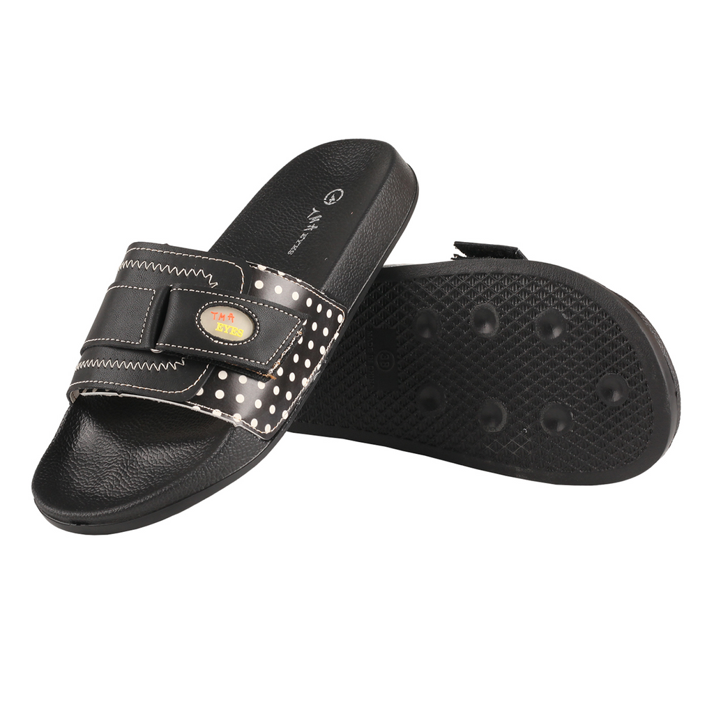 TMA EYES Women’s Summer Slip-On Sandals – Flat，Lightweight, Quick-Dry & Non-Slip