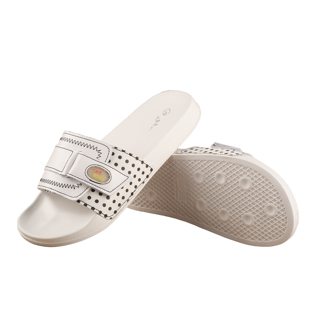 TMA EYES Women’s Summer Slip-On Sandals – Flat，Lightweight, Quick-Dry & Non-Slip