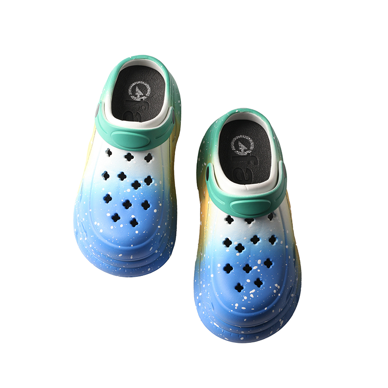 TMA EYES Women's Gradient Color Clogs - Slip-On Platform Graden Clogs with Rotatable Strap Non-Slip & Breathable