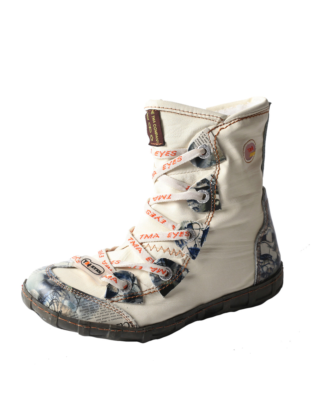 TMA EYES Women's Camo PU Leather Fashion Short Duck Boots