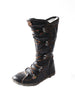TMA EYES Snake-Embossed Leather and PU Upper Women's Tall Boot
