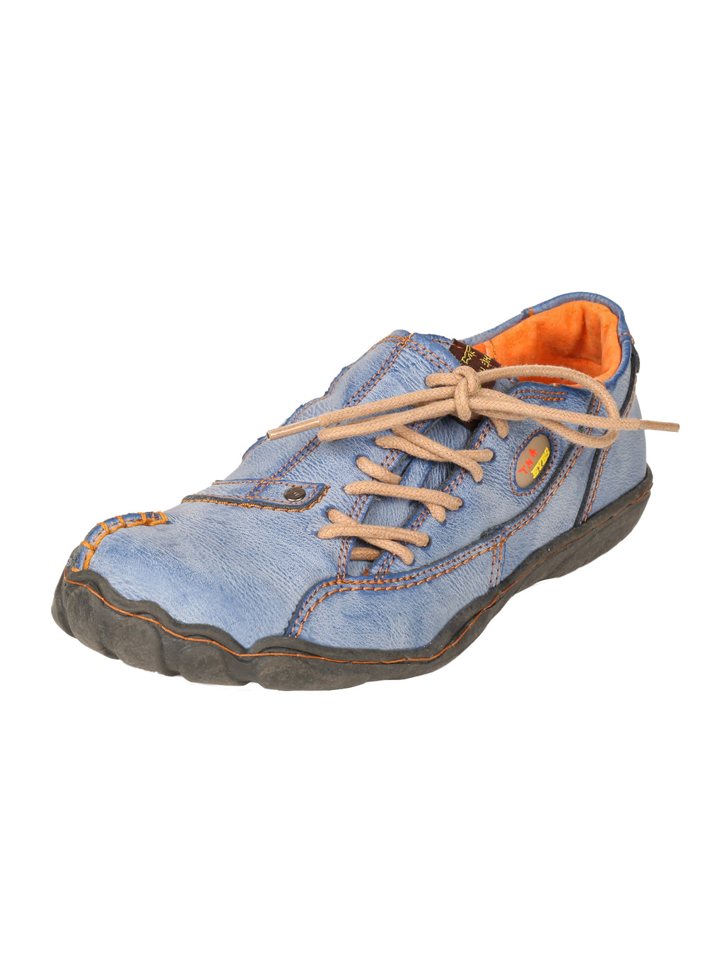 TMA EYES Five Finger Sole Side Lace-up Leather Women Casual Shoes