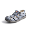 TMA EYES Women's Braided Closed-Toe Leather Sandal
