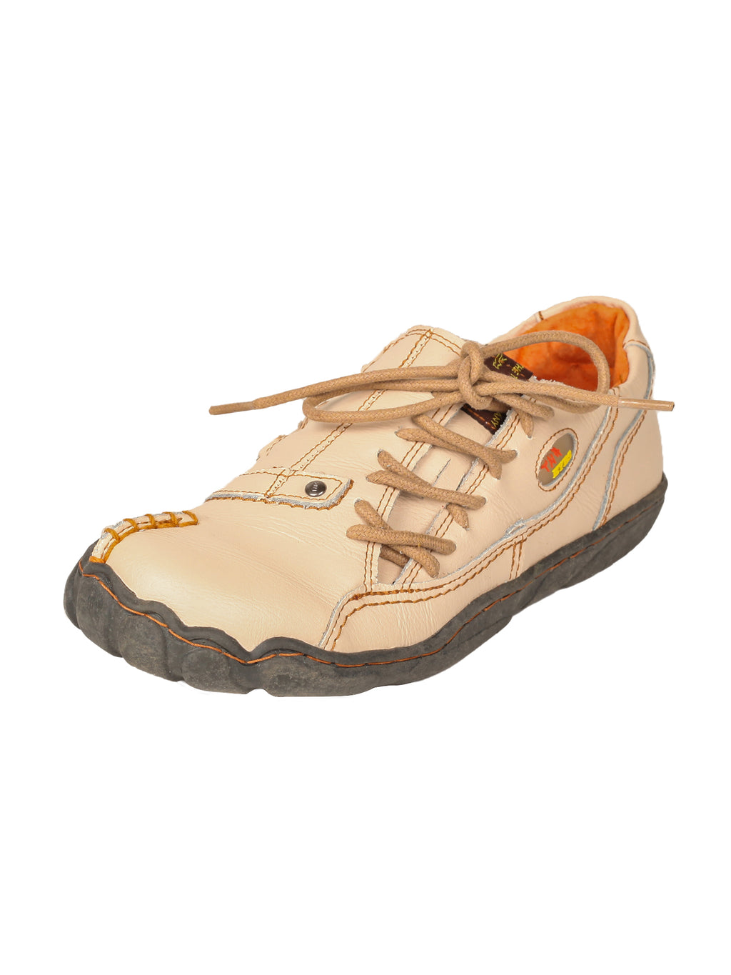 TMA EYES Five Finger Sole Side Lace-up Leather Women Casual Shoes