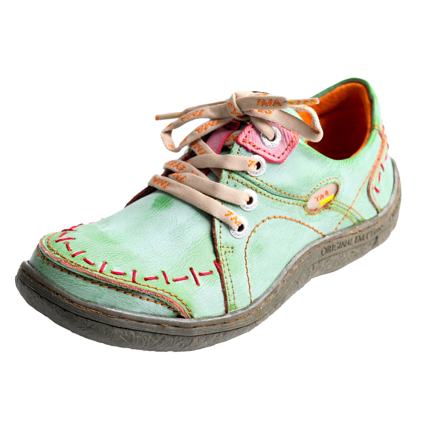 TMA EYES Hand Stitching Leather Women's Sneaker