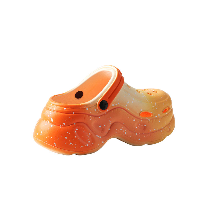 TMA EYES Women's Gradient Color Clogs - Slip-On Platform Graden Clogs with Rotatable Strap Non-Slip & Breathable