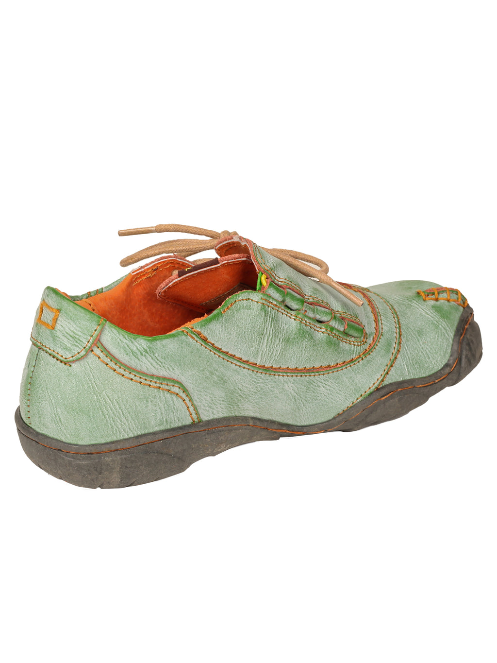 TMA EYES Five Finger Sole Side Lace-up Leather Women Casual Shoes
