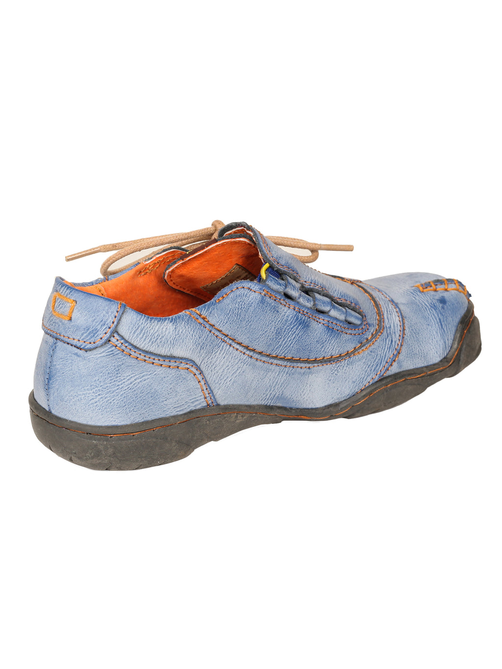 TMA EYES Five Finger Sole Side Lace-up Leather Women Casual Shoes