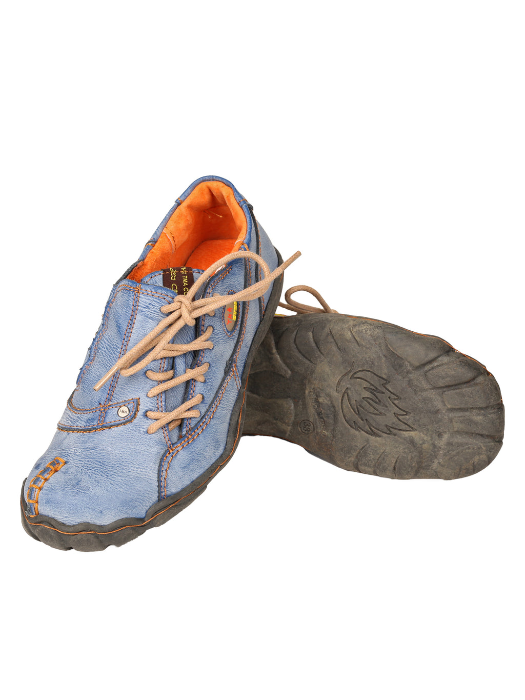 TMA EYES Five Finger Sole Side Lace-up Leather Women Casual Shoes