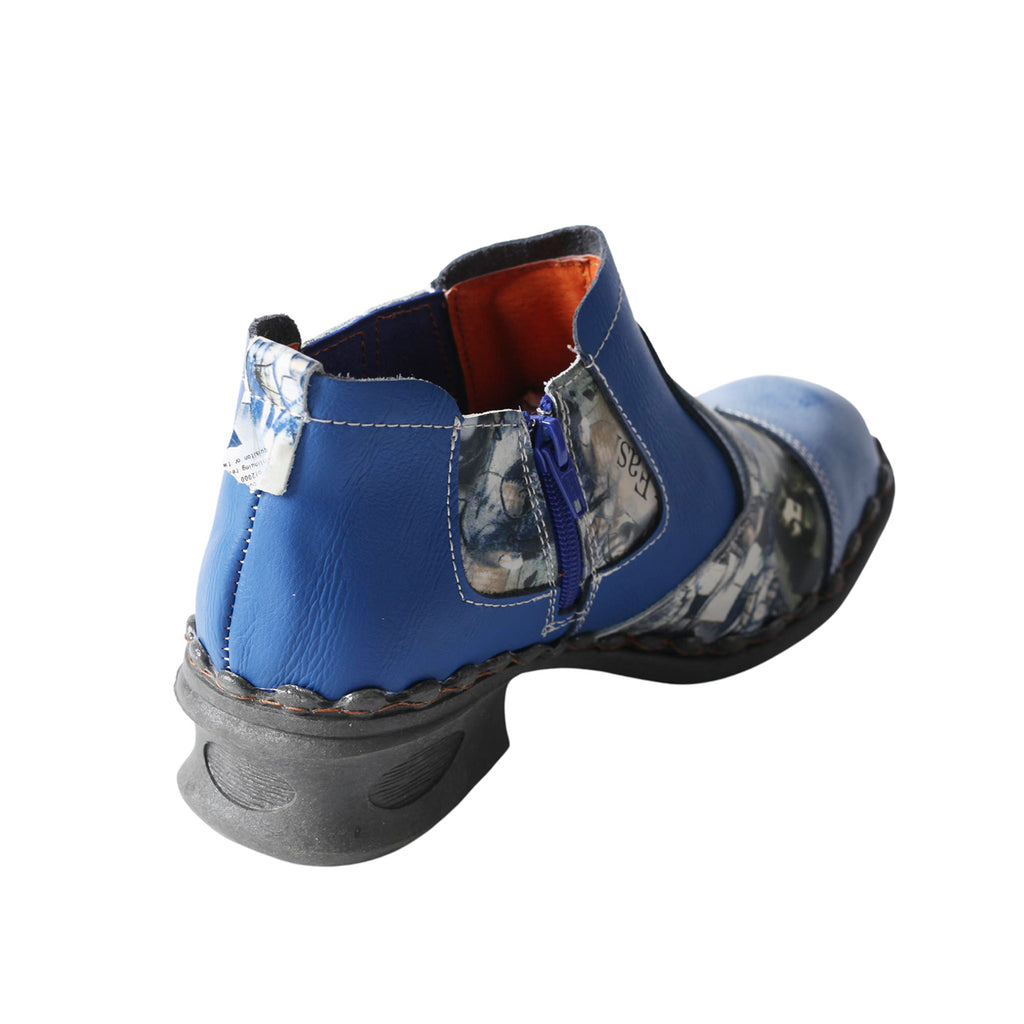 TMA EYES Women's Ankle Booties Shoes Slip on with Zipper for Outdoor