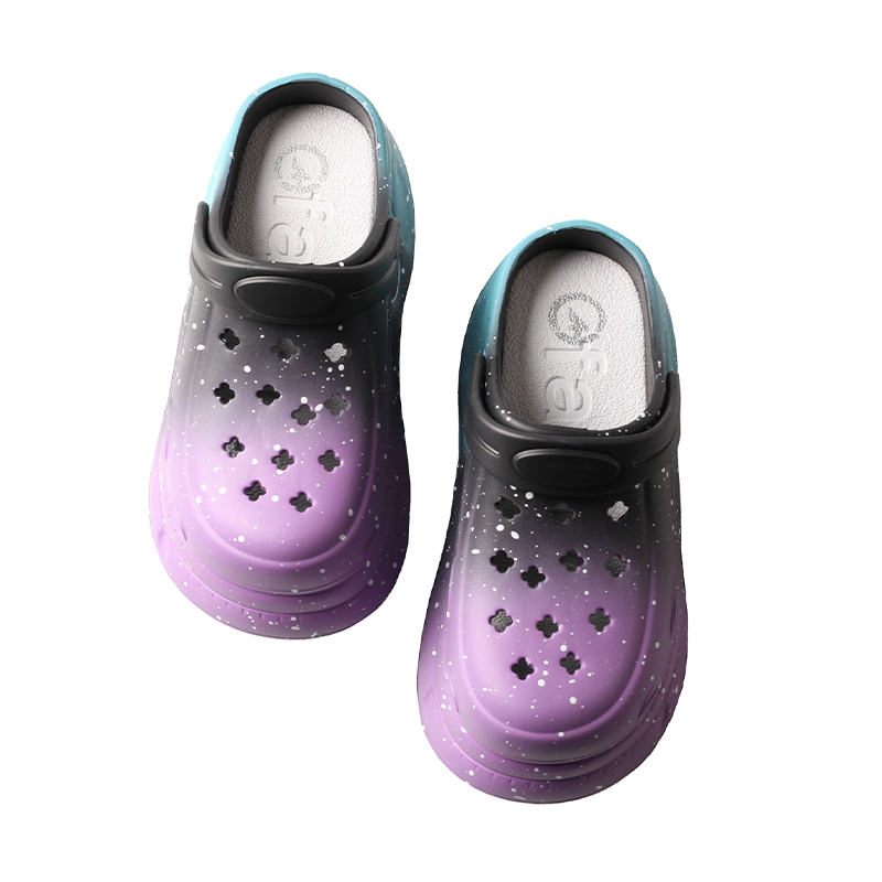 TMA EYES Women's Gradient Color Clogs - Slip-On Platform Graden Clogs with Rotatable Strap Non-Slip & Breathable