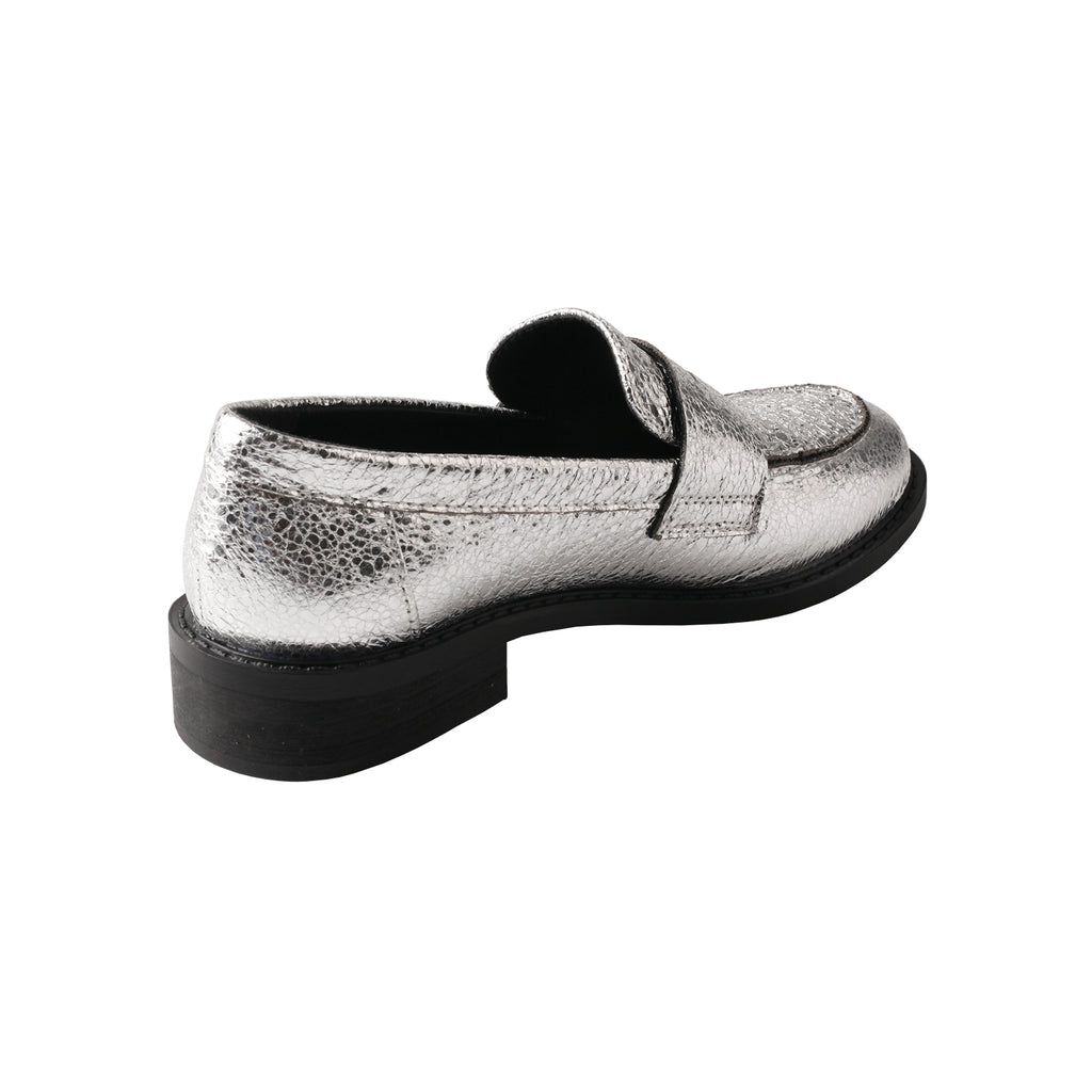 TMA EYES Classic Pointed-Toe Loafer for Women – Snake Print Slip-On Low Chunky Heel Leather Shoes