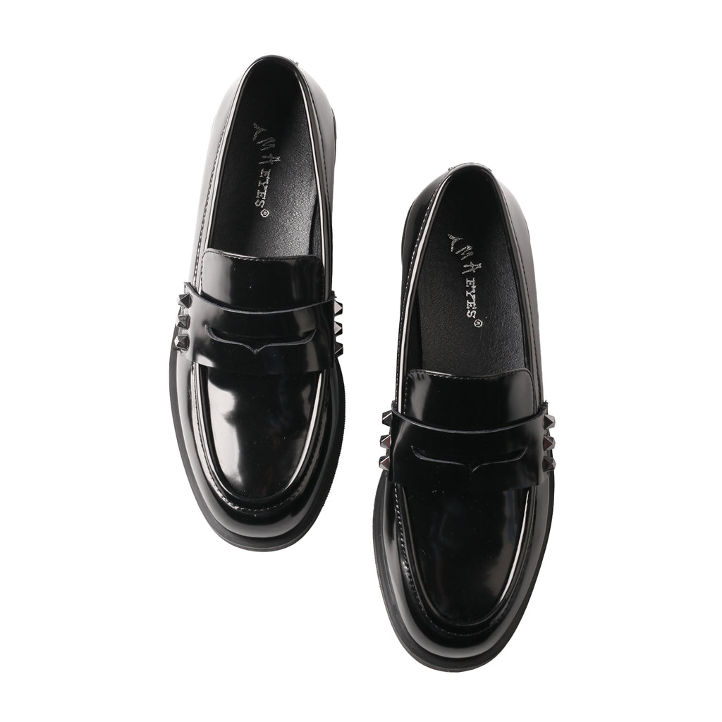 TMA EYES Classic Women’s Smooth Patent Leather Loafers – Comfortable Low Heel Slip-On Shoes for Women, Stylish & Versatile Casual/Office Wear