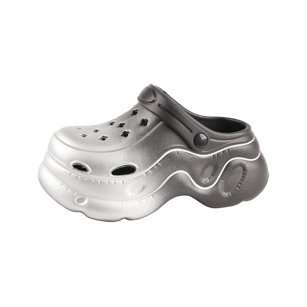 TMA EYES Women's Gradient Color Clogs - Slip-On Platform Graden Clogs with Rotatable Strap Non-Slip & Breathable