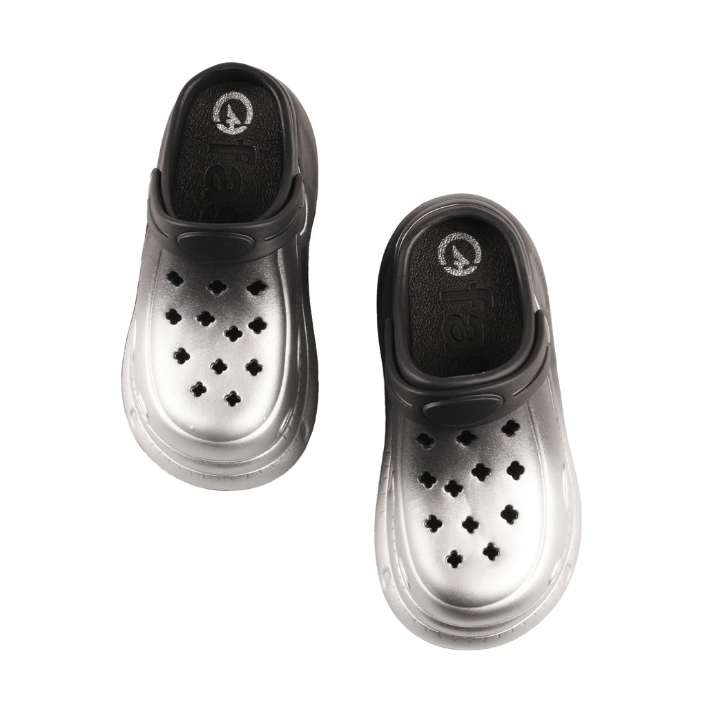 TMA EYES Women's Gradient Color Clogs - Slip-On Platform Graden Clogs with Rotatable Strap Non-Slip & Breathable