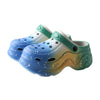 TMA EYES Women's Gradient Color Clogs - Slip-On Platform Graden Clogs with Rotatable Strap Non-Slip & Breathable